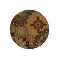 Sphinx By Oriental Weavers Palermo Round Area Rug - Brown P2942A235RDST
